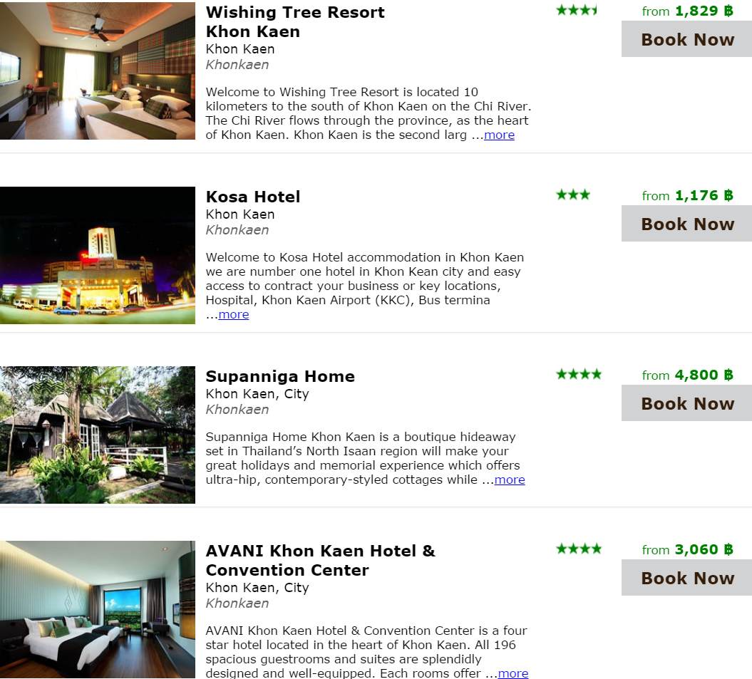 Khon-Kaen-Hotels_Kosa_Hotel_Piman_Garden_AVANI_Wishing-Tree-Resort_KKC