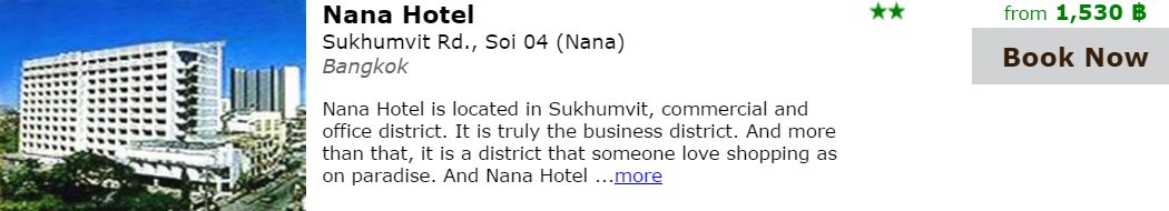 Nana Hotel in Bangkok